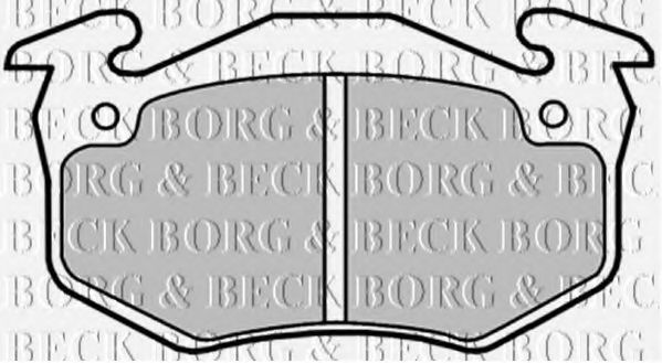 BBP1018 BORG+%26+BECK Bremsbelagsatz, Scheibenbremse