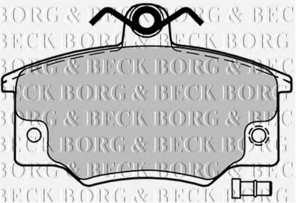 BBP1032 BORG+%26+BECK Brake Pad Set, disc brake