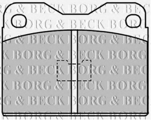 BBP1033 BORG+%26+BECK Brake System Brake Pad Set, disc brake