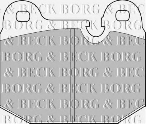 BBP1043 BORG+%26+BECK Brake Pad Set, disc brake