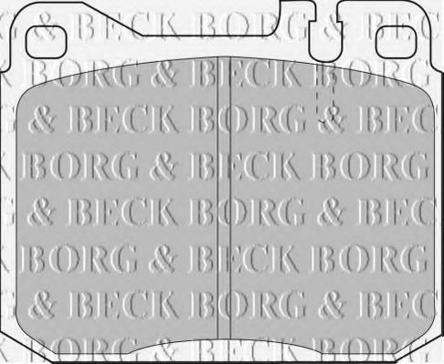 BBP1061 BORG+%26+BECK Brake Pad Set, disc brake