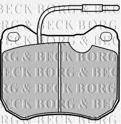 BBP1064 BORG+%26+BECK Brake Pad Set, disc brake