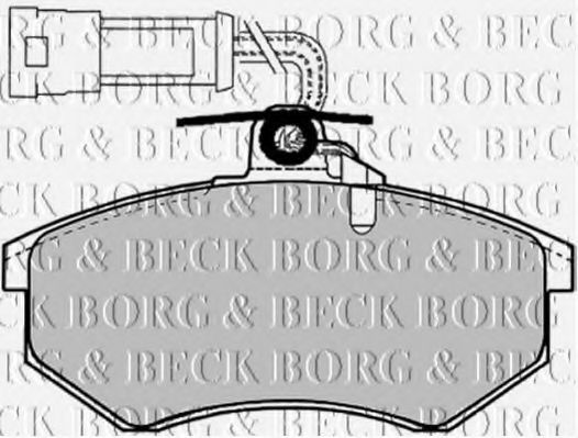 BBP1066 BORG+%26+BECK Brake Pad Set, disc brake