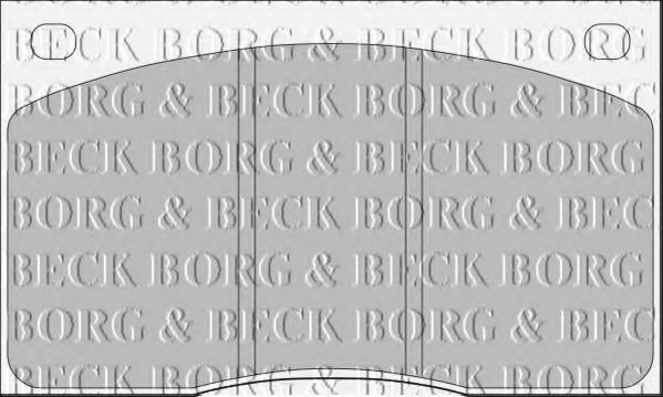 BBP1074 BORG+%26+BECK Brake Pad Set, disc brake