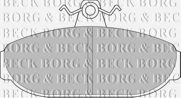 BBP1079 BORG+%26+BECK Brake Pad Set, disc brake