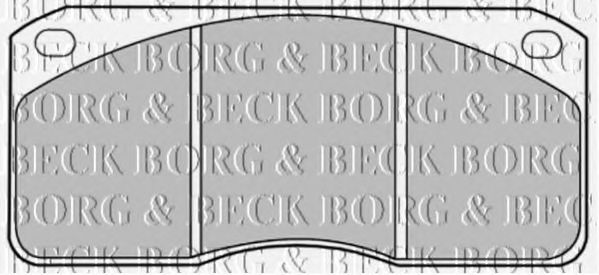 BBP1083 BORG+%26+BECK Brake Pad Set, disc brake