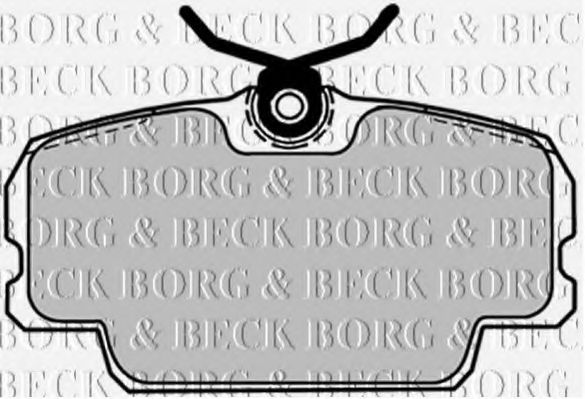BBP1084 BORG+%26+BECK Brake Pad Set, disc brake
