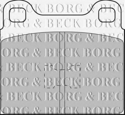 BBP1085 BORG+%26+BECK Brake System Brake Pad Set, disc brake