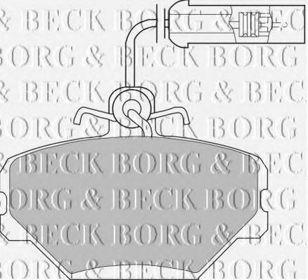 BBP1086 BORG+%26+BECK Brake System Brake Pad Set, disc brake