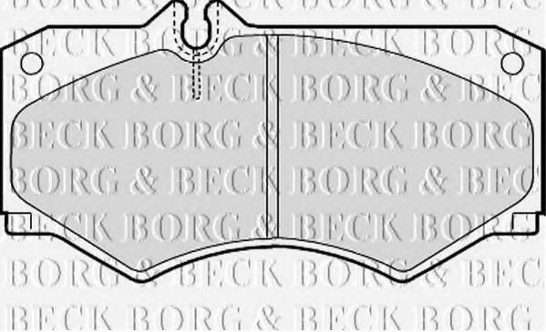 BBP1089 BORG+%26+BECK Bremsbelagsatz, Scheibenbremse