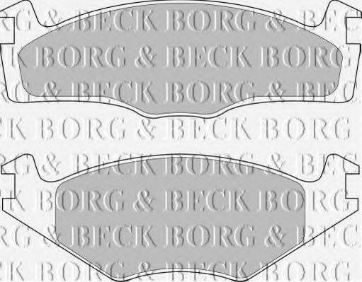 BBP1101 BORG+%26+BECK Bremsbelagsatz, Scheibenbremse