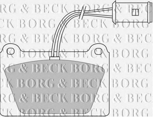 BBP1113 BORG+%26+BECK Brake Pad Set, disc brake