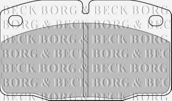 BBP1117 BORG+%26+BECK Bremsbelagsatz, Scheibenbremse