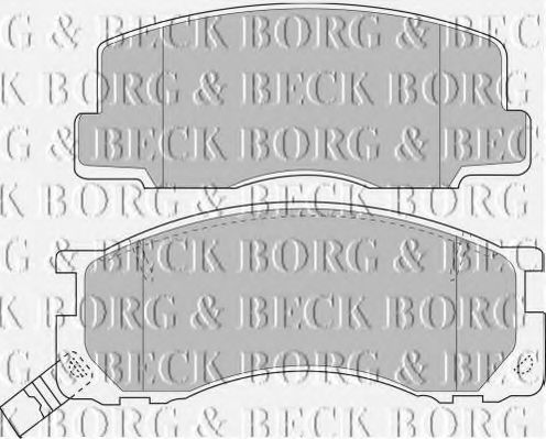 BBP1131 BORG+%26+BECK Brake Pad Set, disc brake