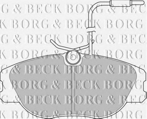 BBP1132 BORG+%26+BECK Brake Pad Set, disc brake