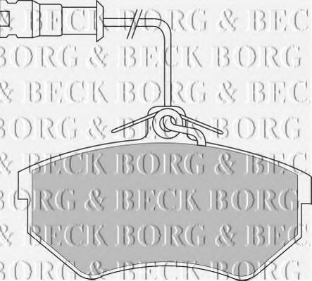 BBP1146 BORG+%26+BECK Brake Pad Set, disc brake