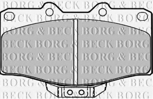 BBP1152 BORG+%26+BECK Brake Pad Set, disc brake
