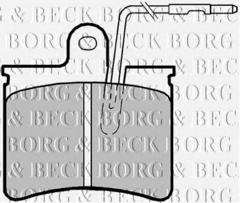 BBP1169 BORG+%26+BECK Brake Pad Set, disc brake