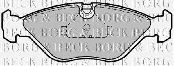 BBP1186 BORG+%26+BECK Brake Pad Set, disc brake