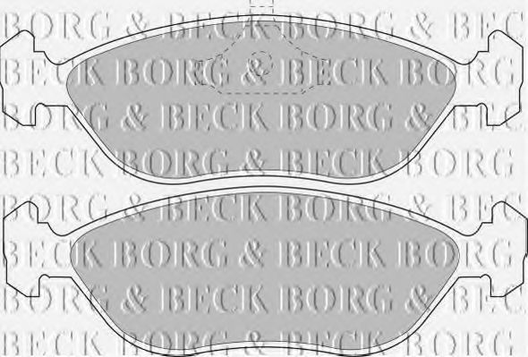 BBP1188 BORG+%26+BECK Brake Pad Set, disc brake