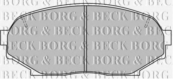 BBP1194 BORG+%26+BECK Brake Pad Set, disc brake