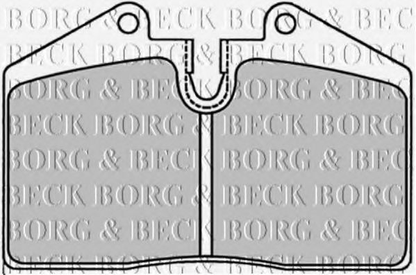 BBP1227 BORG+%26+BECK Brake Pad Set, disc brake