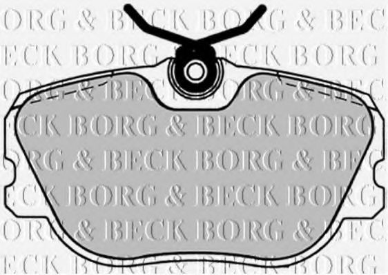 BBP1229 BORG+%26+BECK Brake Pad Set, disc brake