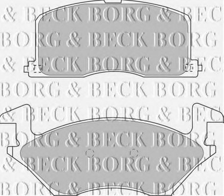 BBP1234 BORG+%26+BECK Brake Pad Set, disc brake