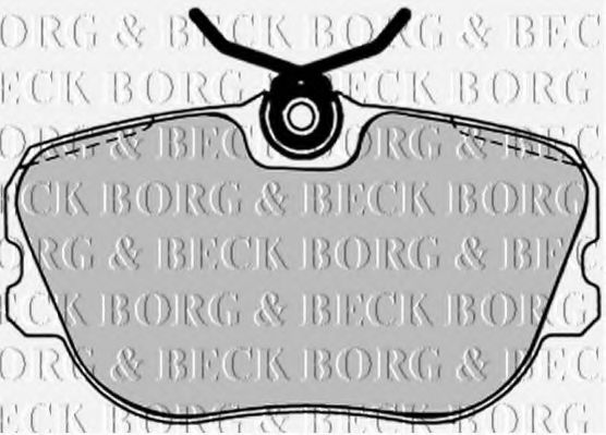 BBP1238 BORG+%26+BECK Brake Pad Set, disc brake