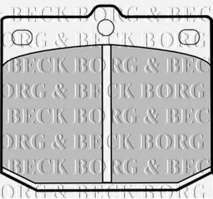 BBP1239 BORG+%26+BECK Brake Pad Set, disc brake