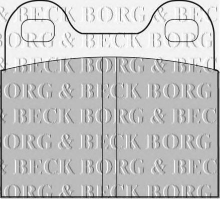 BBP1260 BORG+%26+BECK Brake Pad Set, disc brake