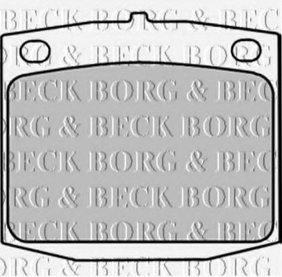 BBP1288 BORG+%26+BECK Brake System Brake Pad Set, disc brake