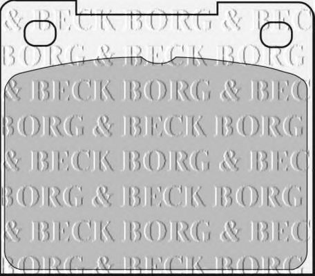 BBP1307 BORG+%26+BECK Brake Pad Set, disc brake