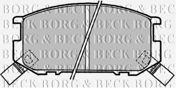 BBP1318 BORG+%26+BECK Brake Pad Set, disc brake