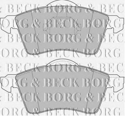 BBP1384 BORG+%26+BECK Brake System Brake Pad Set, disc brake