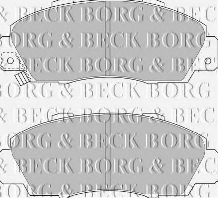 BBP1389 BORG+%26+BECK Тормозная система Комплект тормозных колодок, дисковый тормоз