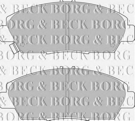 BBP1398 BORG & BECK Brake Pad Set, disc brake