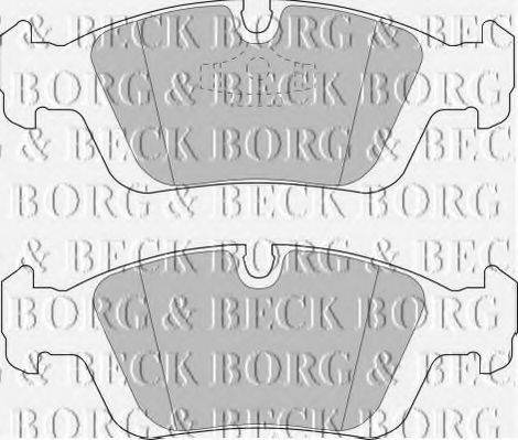 BBP1399 BORG+%26+BECK Brake Pad Set, disc brake