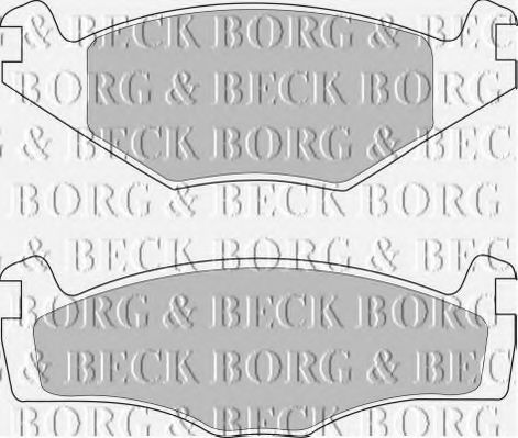 BBP1420 BORG+%26+BECK Brake Pad Set, disc brake