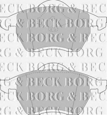 BBP1446 BORG+%26+BECK Brake Pad Set, disc brake