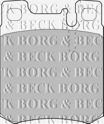 BBP1462 BORG+%26+BECK Brake Pad Set, disc brake