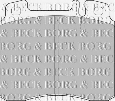 BBP1464 BORG+%26+BECK Brake Pad Set, disc brake