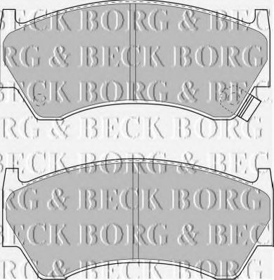 BBP1470 BORG+%26+BECK Brake Pad Set, disc brake