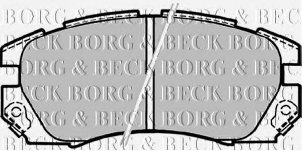 BBP1479 BORG & BECK Brake Pad Set, disc brake