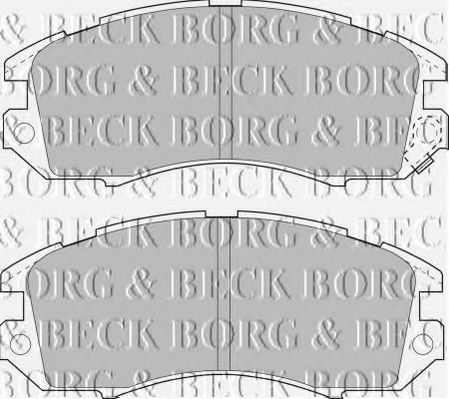 BBP1480 BORG+%26+BECK Brake Pad Set, disc brake