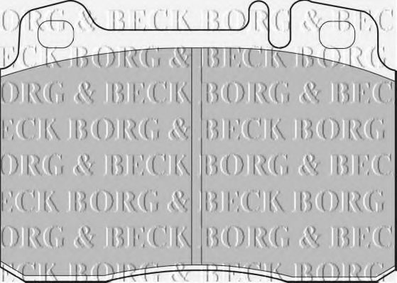 BBP1492 BORG+%26+BECK Brake Pad Set, disc brake