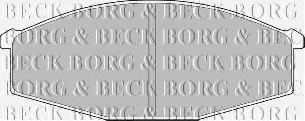 BBP1497 BORG+%26+BECK Brake Pad Set, disc brake