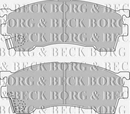 BBP1516 BORG+%26+BECK Brake Pad Set, disc brake