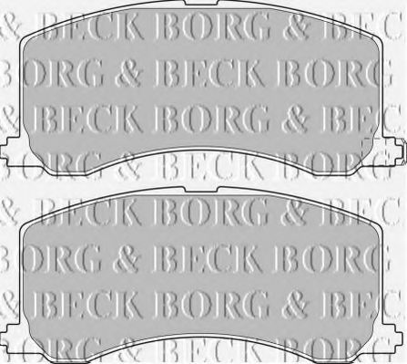 BBP1522 BORG+%26+BECK Brake System Brake Pad Set, disc brake