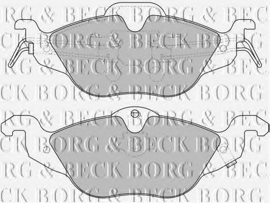 BBP1563 BORG+%26+BECK Brake Pad Set, disc brake